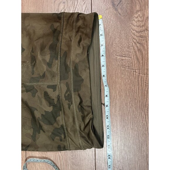 Lululemon Run INSPIRE CROP II Savasana Green Camo LUXTREME Crop Leggings 4 - Picture 3 of 7